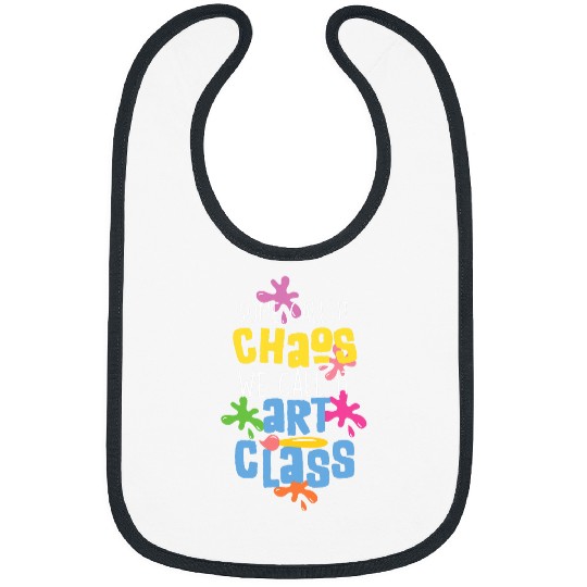 Funny Art Teacher Design for Women in Art Class Bibs