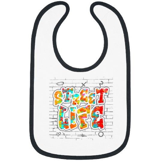 Graffiti Brick Wall Graffiti Lover Urban Artist Lover Bibs