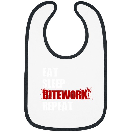 Eat Sleep Bitework Repeat Belgian Malinois German Shepherd Bibs