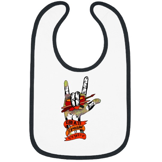 Create Scream Expire Spookey Artist Bibs
