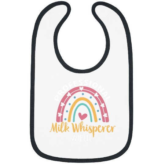 IBCLC Milk Whisperer Breastfeeding Lactation Consultant Bibs
