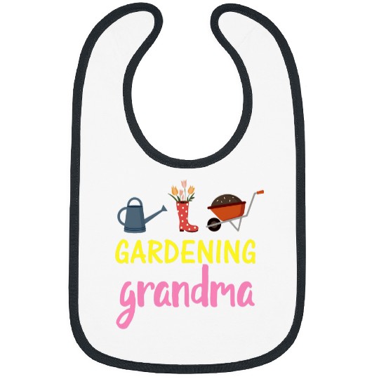 Gardening Grandma Funny Gardening Grandparents Day Bibs
