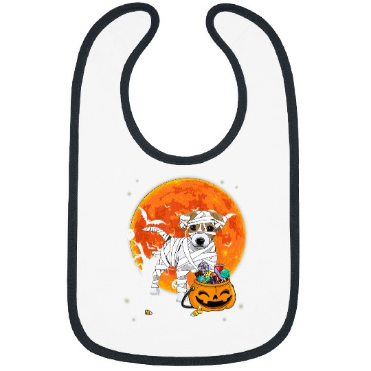 Dog Jack Russell Funny Jack Russell Dog Halloween Costume Dog Lover Bibs