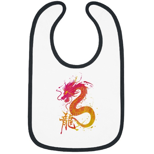 Chinese Dragon Japanese Art Tokyo Dragon 21 Bibs