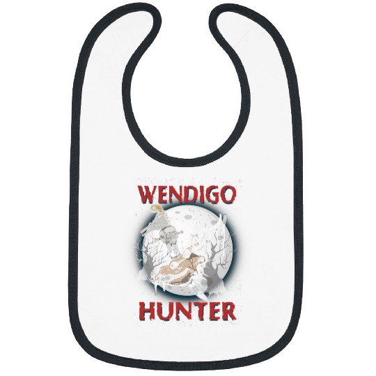 Funny Wendigo Cryptid Skin Walker Folklore Cryptozoology 2 Bibs