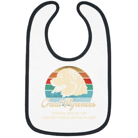 Great Pyrenees Official Dog Of The Coolest People Bibs