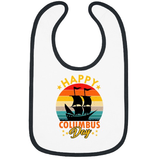 Happy Columbus Day 1942 Bibs