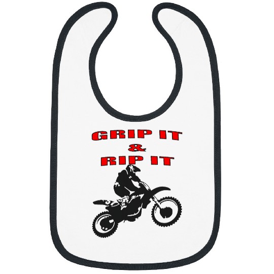 Grip It and Rip It Dirt Bike Racer 1 Bibs