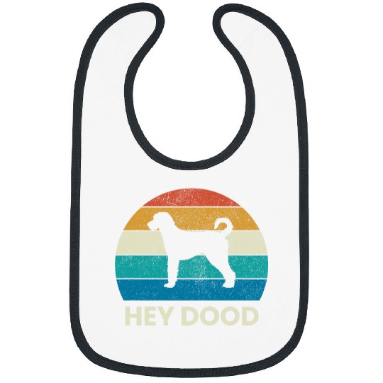 Hey Dood vintages Labradoodle Dog Owner Bibs