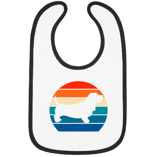 Norfolk Terrier Retro vintages 70s 80s Style 1 Bibs