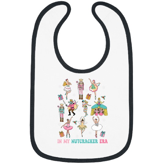 In My Nutcracker Era Pink Nutcracker Ballet Squad Christmas Bibs