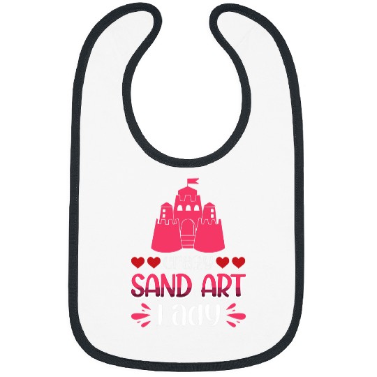 crazys Sand Art Lady Bibs