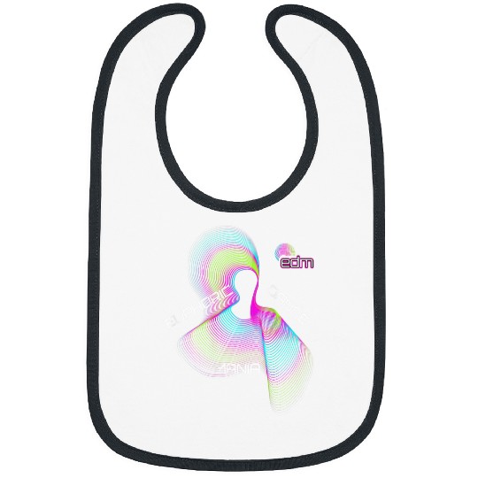 EDM Pun Euphoric Dance Mania Techno PLUR Drop ART ON BACK Bibs