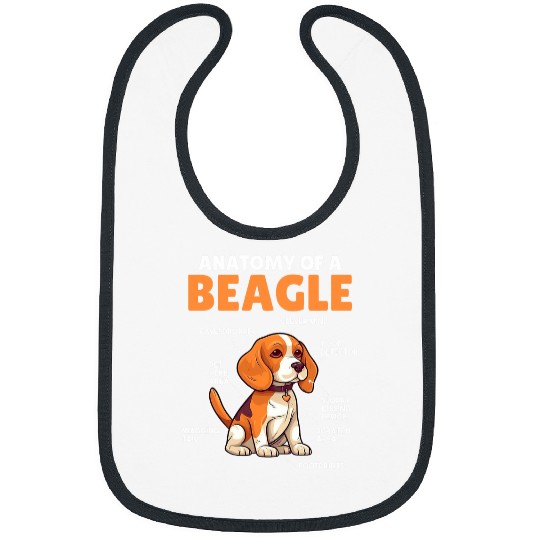 Cute Dogs Explanation Anatomy Of A Beagle Bibs