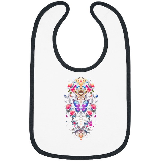 Kawaii Butterfly Dark Academia Cottagecore Gothic Fairycore Bibs