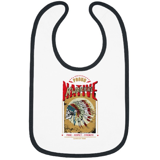Kwakiutl Native American Indian Warrior Tribe Proud Bibs