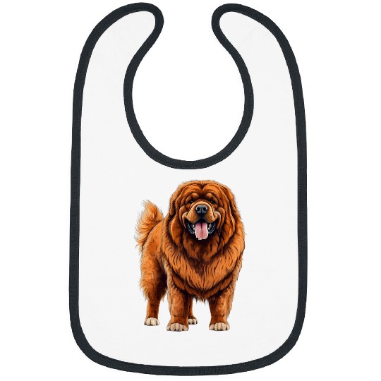 dog holder retro dog lover bests dog dad mom tibet mastiff Bibs