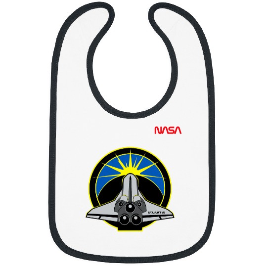 Lacrosse Gift NASA Space Shuttle STS 132 Mission Crew Worm Logo Bibs