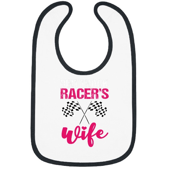 Dirt Track Racing Racer Wife Motorcycle Racer Automobile Bibs