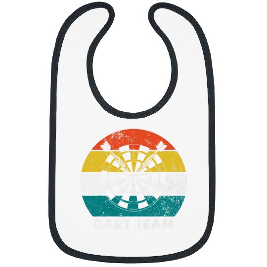 Dart Team Funny Retro vintages Style Dart Lover Player Coach Bibs