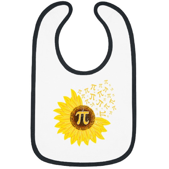 Sunflower Pi Day 3 14 March 14th Math Teacher vintages Pi Bibs