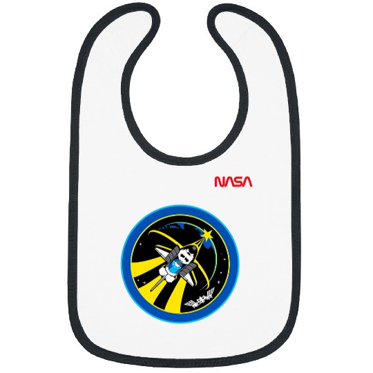 Lacrosse Gift NASA Space Shuttle STS 131 Mission Crew Worm Logo Bibs