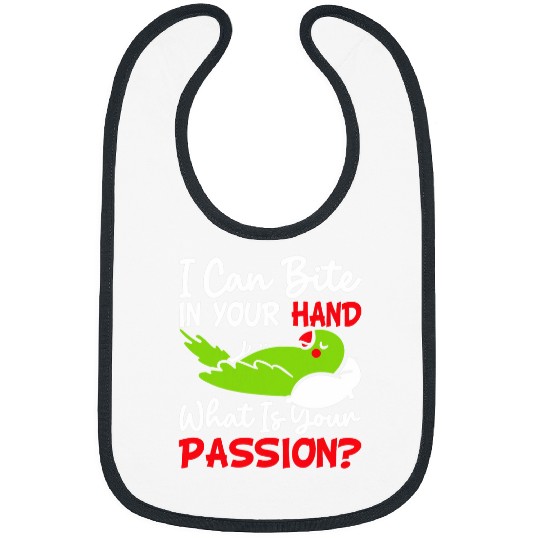 Parrot Lover Funny Cute Bird Meme Budgie Mom Dad I can Bite Bibs