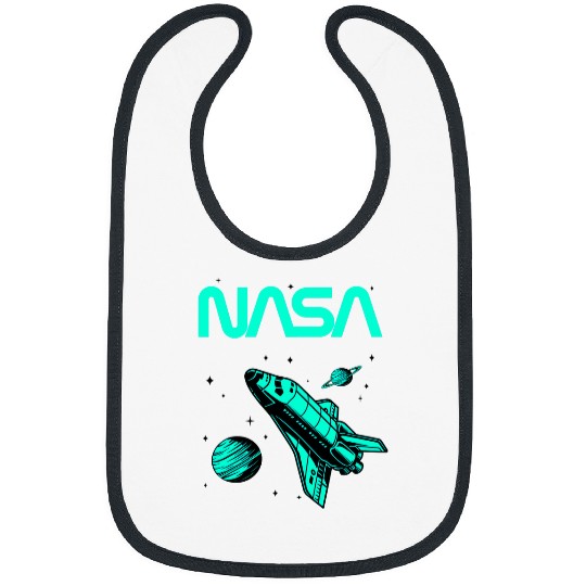 Lacrosse Gift NASA Space Shuttle Saturn Planet Worm Logo 21 Bibs