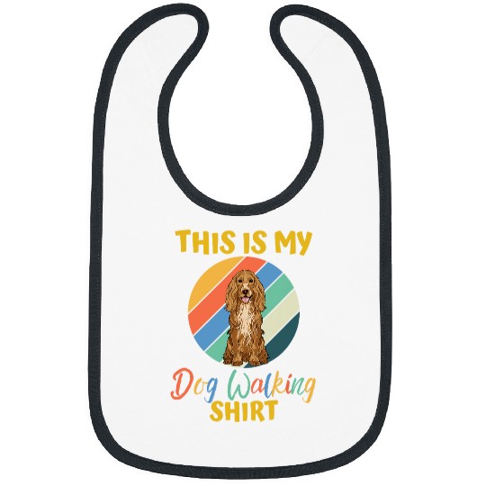 Dog Walking   English Cocker Spaniel Brown Bibs