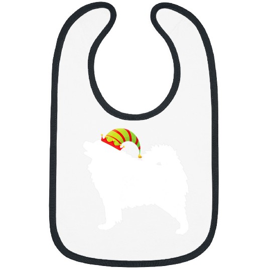 Dog Samoyed Elf Hat Christmas Dog Bibs