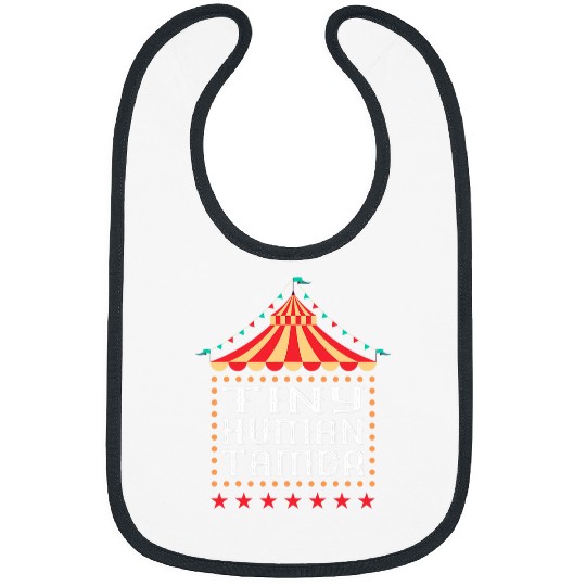 Funny Daycare Kindergarten teacher Circus tiny human tamer 1 Bibs