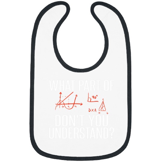 Math Teacher Funny High School Mathematic Quote Math Formula 23 Bibs
