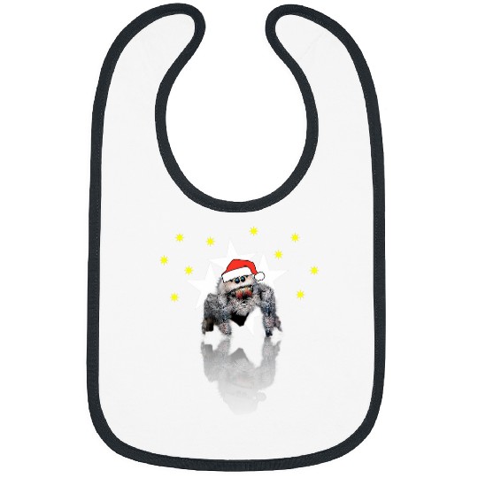 Lacrosse Gift merry christmas arachnid pet spider 2cute jumping spider Bibs