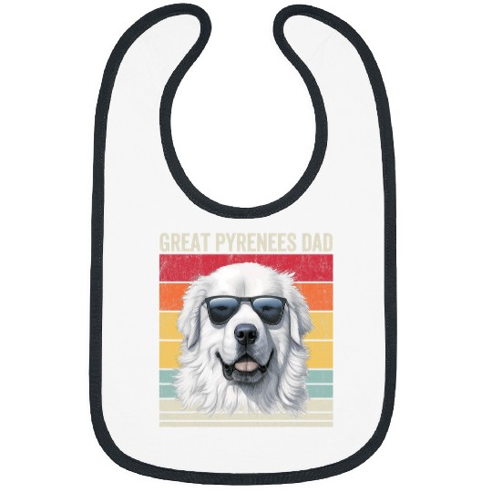 Great Pyrenees Dad Bibs