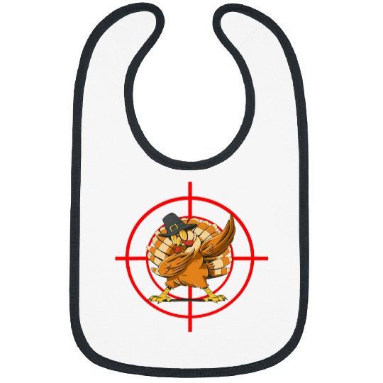 Turkey Hunting targets Turkey Hunter Thanksgiving Dinner Bibs