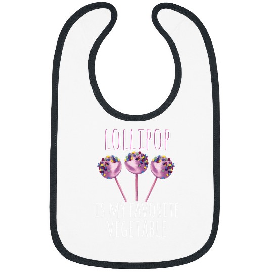 Lacrosse Gift Lollipop Is My Favorite Vegetable Funny Lollipop Saying Bibs