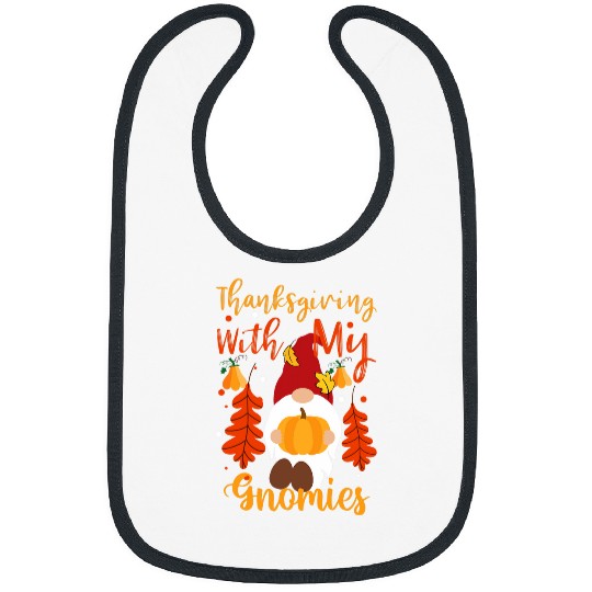 Turkey Autumn Fall Pumpkin Funny Thanksgiving Day Bibs