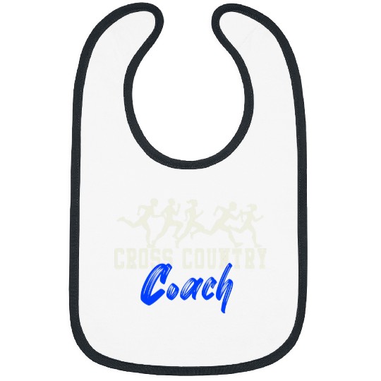 Cross Country Coachs with Cross Country Runners Graphic Bibs