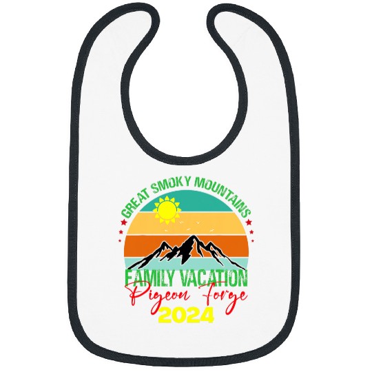 Pigeon Forge Great Smoky Mountains Family Vacation 2024 Trip Bibs