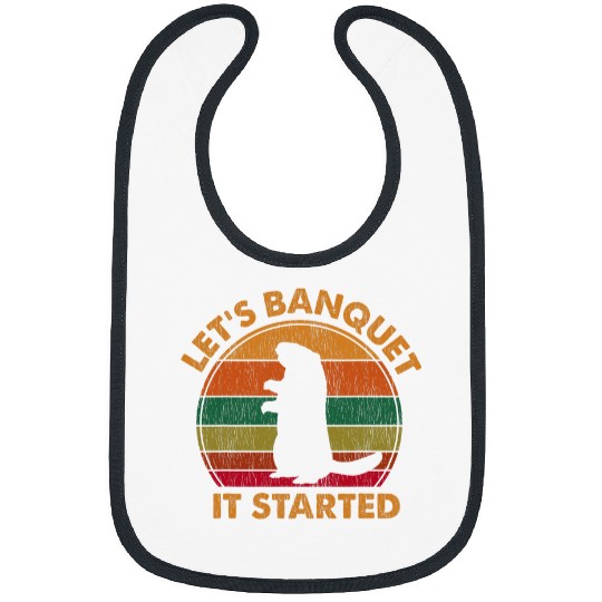 The Woodchuck Weatherman of Groundhog Day Bibs