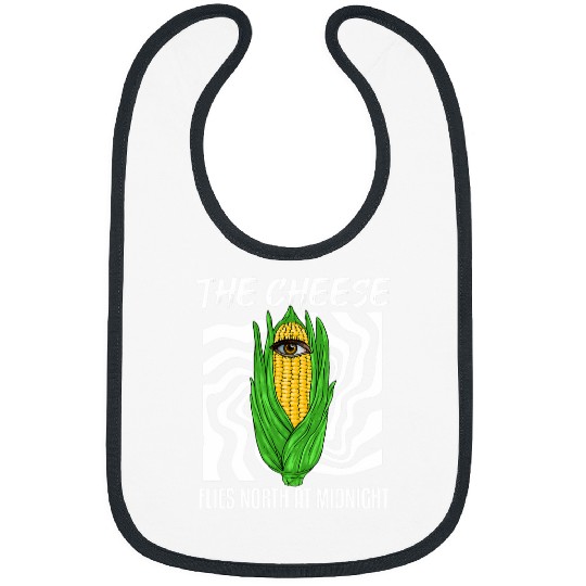The Cheese Flies North at Midnight Weirdcore Corn Farmer Bibs