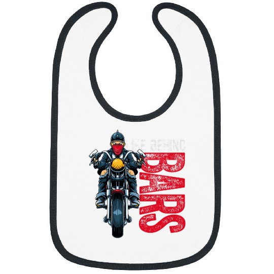 Life behind bars motorcyclist vintages bike chopper Bibs