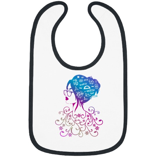 Steminist Smart Glasses Girl Pi Day Mathematics Stem Girl Bibs