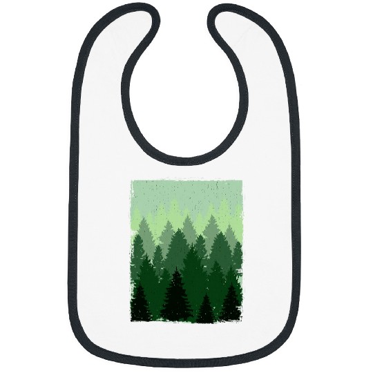Forester Tree Farmer Arboriculturist Forest Pine Trees Bibs