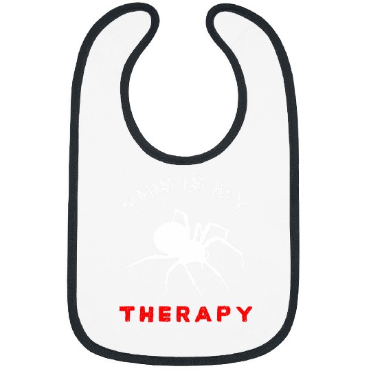 This Is My Therapy Arachnophobia Spider Disgust Psychologist Bibs