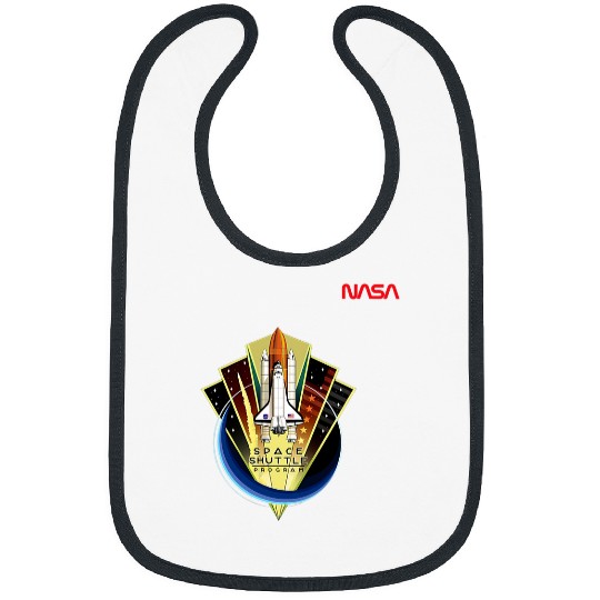 Lacrosse Gift NASA Space Shuttle Program Worm Logo Bibs