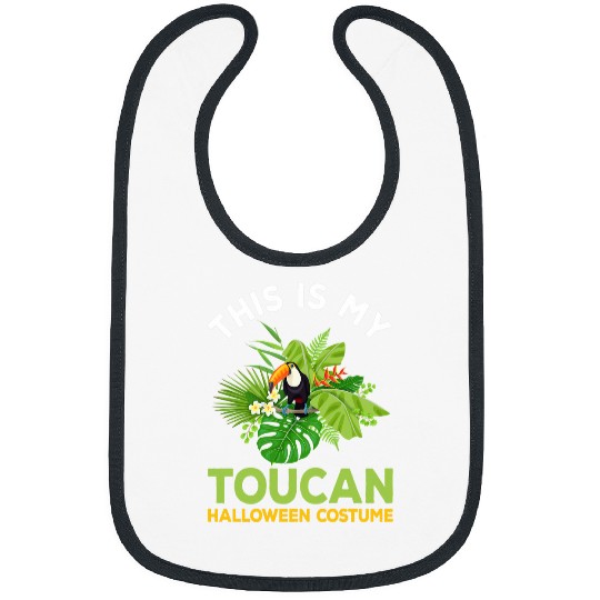 This is my toucan halloween costume funny tropical bird Bibs