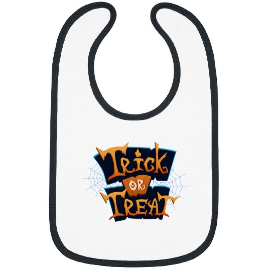 Trick Or Treat Lazy Halloween Costume Cool Spider Web Bibs