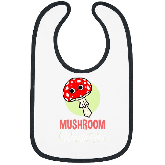 Lacrosse Gift Mushroom Whisperer Vegetable Lover Bibs