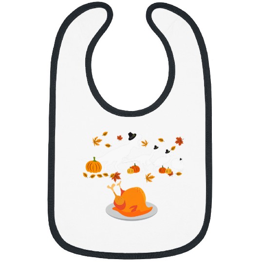 roasted Turkey TRexs Evolution Poultry Fall turkey pilgrim Bibs